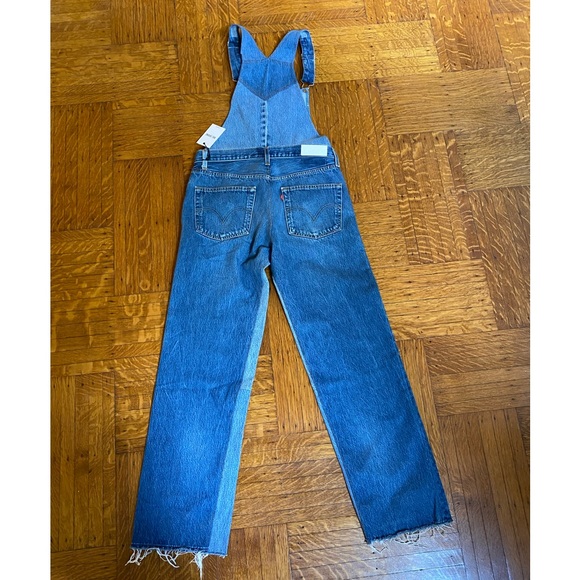 NWT RE/DONE Levi’s 90’s Inspired Overall Jeans - Size 27 - Picture 6 of 9